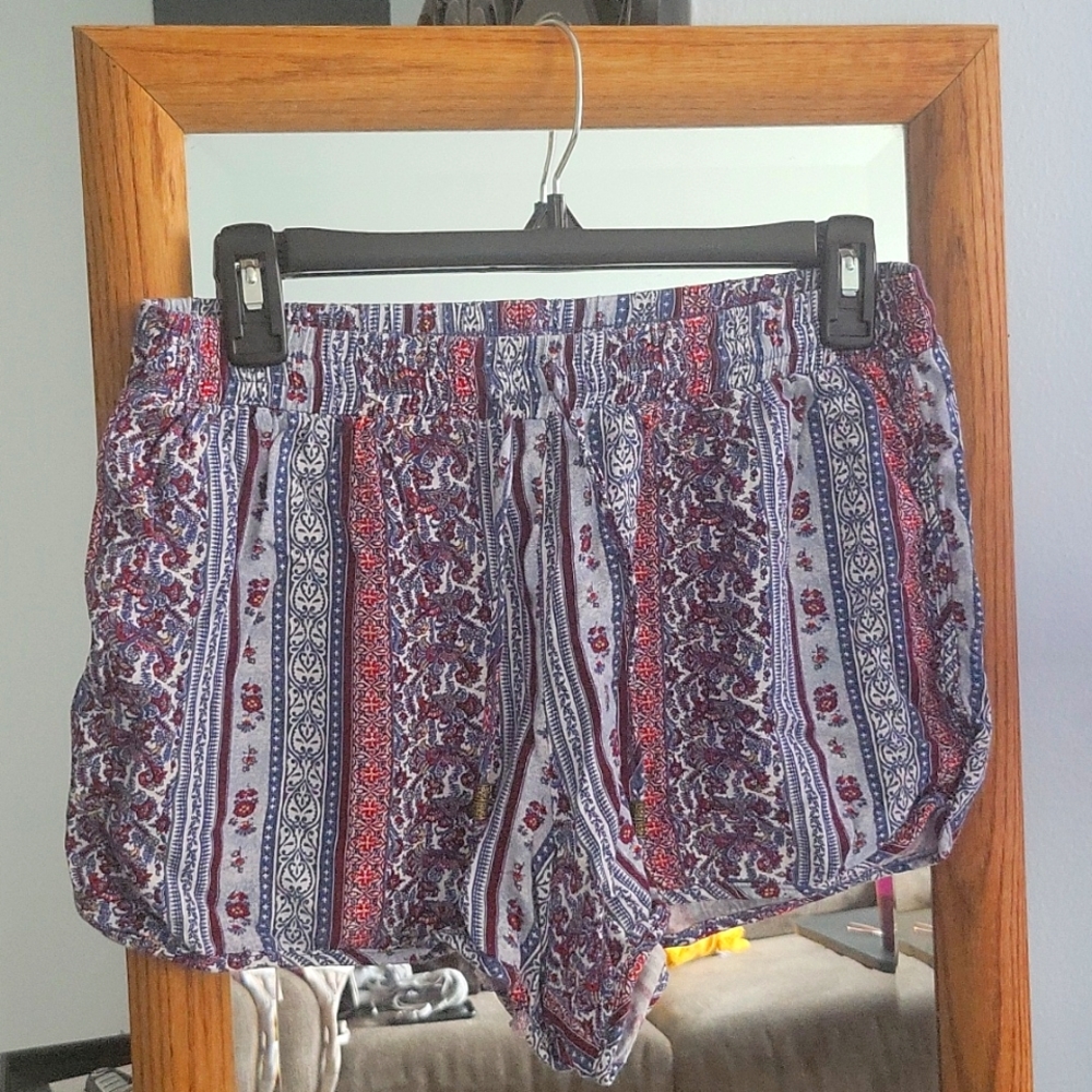 Pink Rose Adjustable Lightweight Shorts